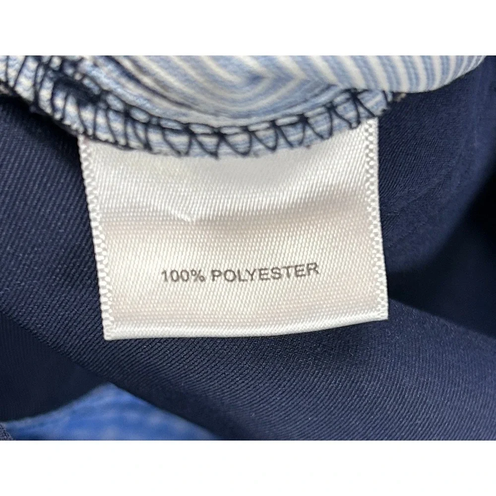 Peter Millar Golf Pants Mens Navy Blue Flat Front Straight Comfort Pockets READ